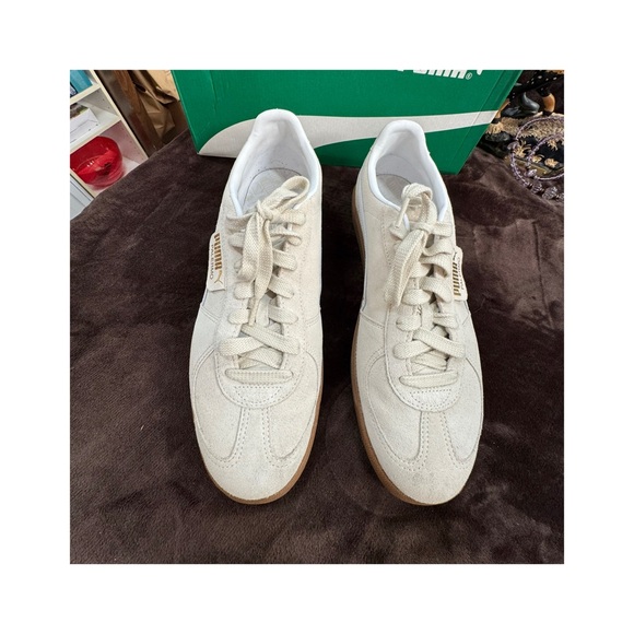 Puma Beige leather Sneakers size 13 - Picture 5 of 10